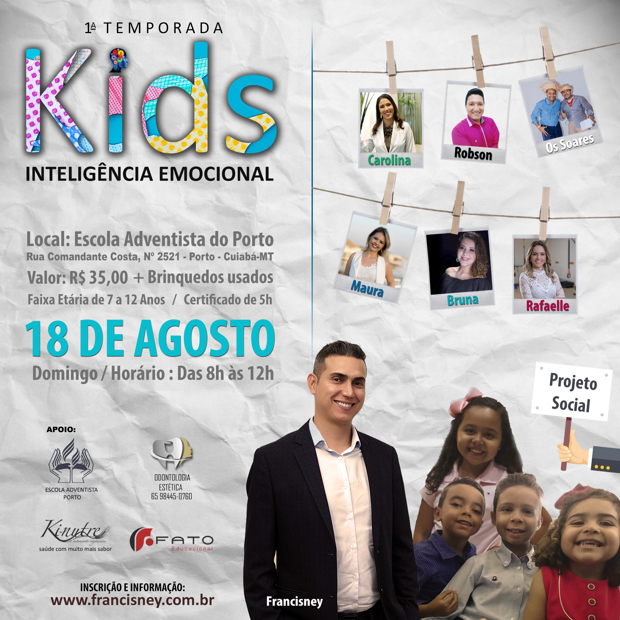 Cartaz TURMA 01 - Inteligência Emocional KIDS