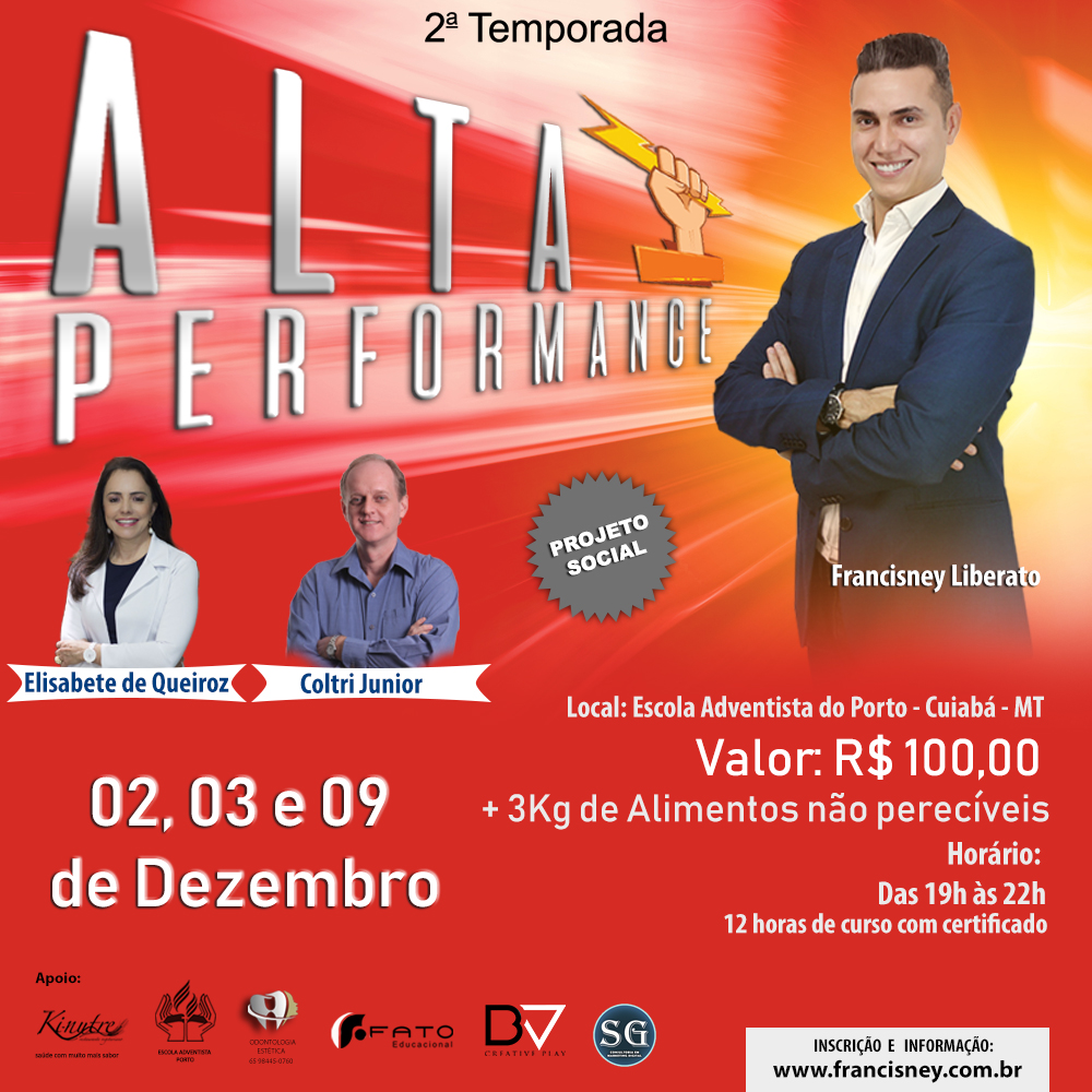 Cartaz TURMA 02 - Alta Performance a