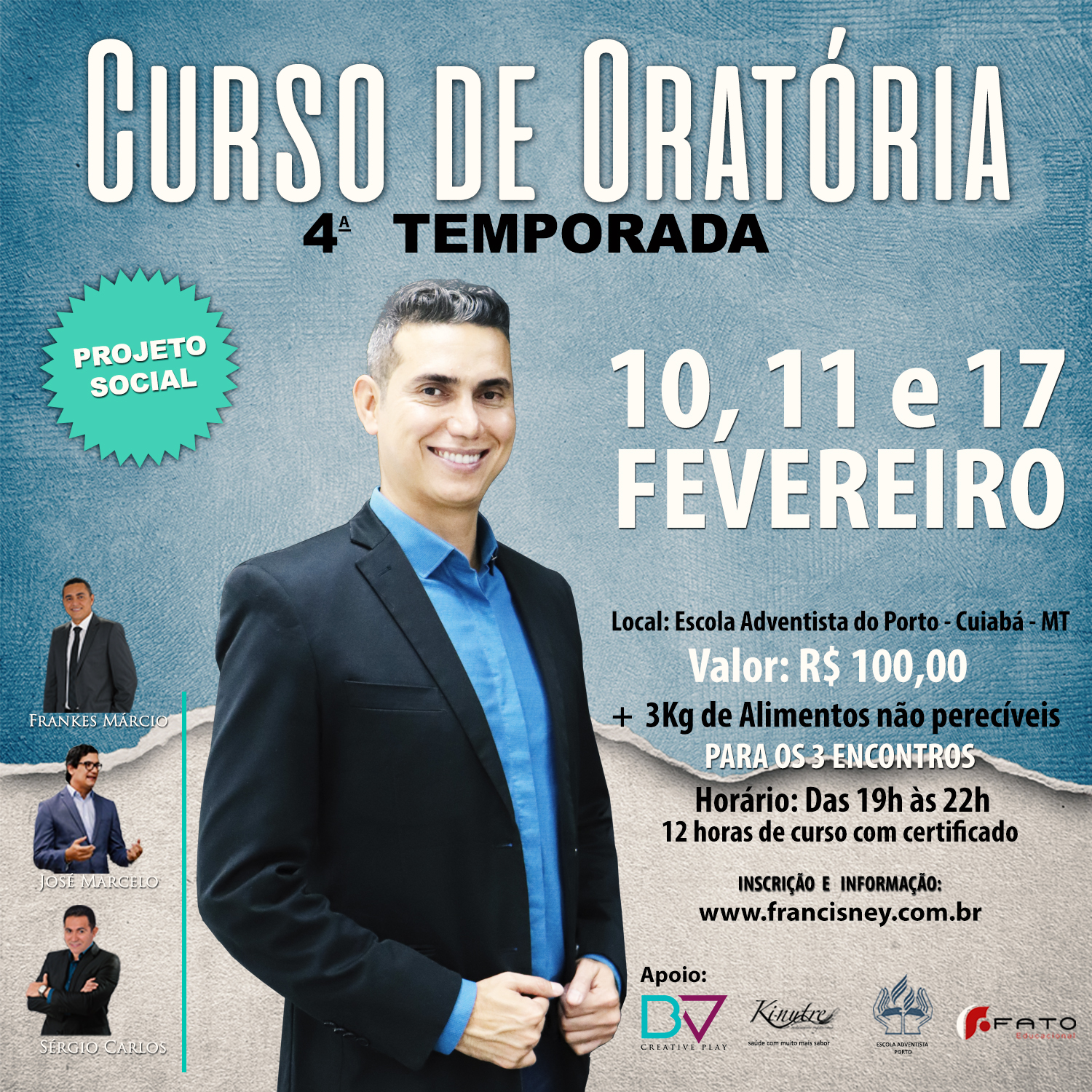 Cartaz TURMA 04 - Oratória a